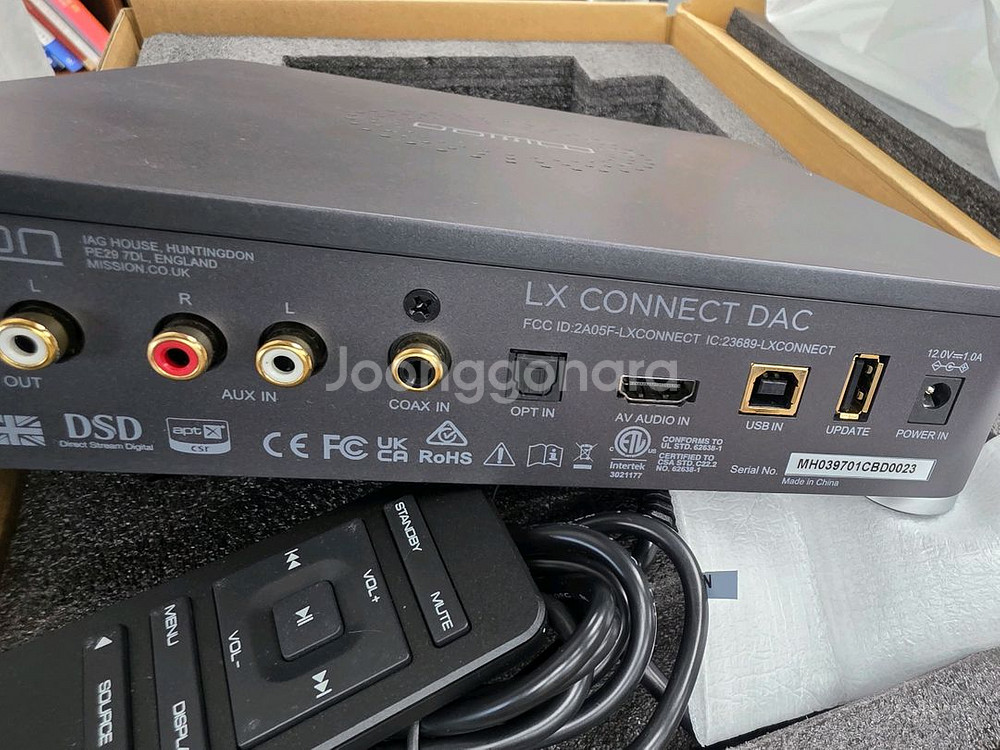 미션 lx connect dac 신품--4