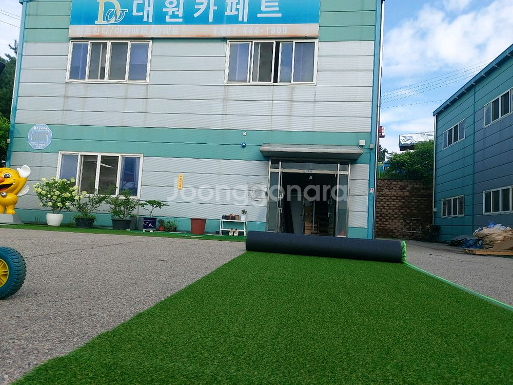 행사용 중고인조잔디17mm 2m x 25m--0