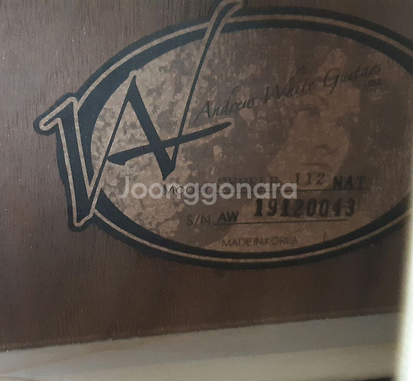 앤드류화이트 픽업 통기타 112nat--4