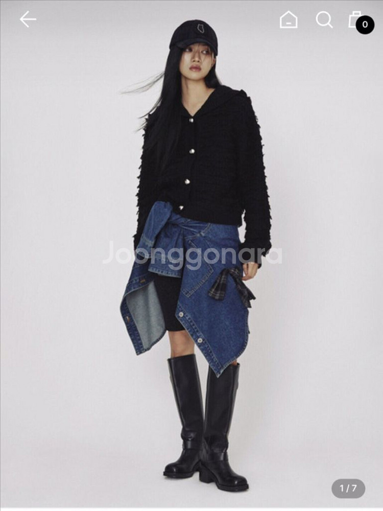 럭키슈에뜨 홀리데이에디션 후디 가디건 프리--0