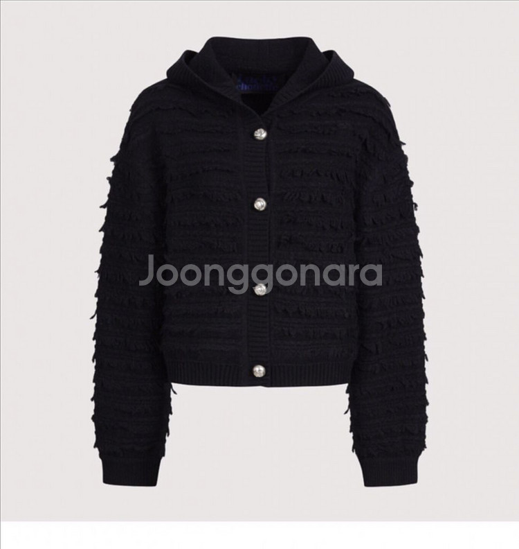 럭키슈에뜨 홀리데이에디션 후디 가디건 프리--4