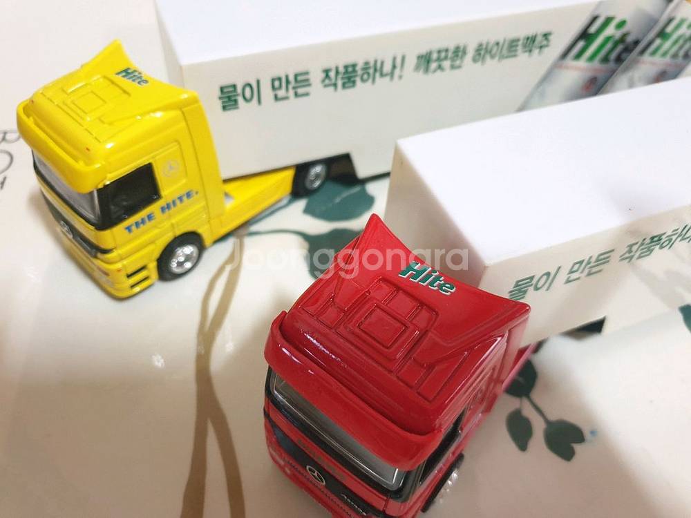 트럭 미니카 다이캐스트 하이트맥주 벤츠악트로스--1