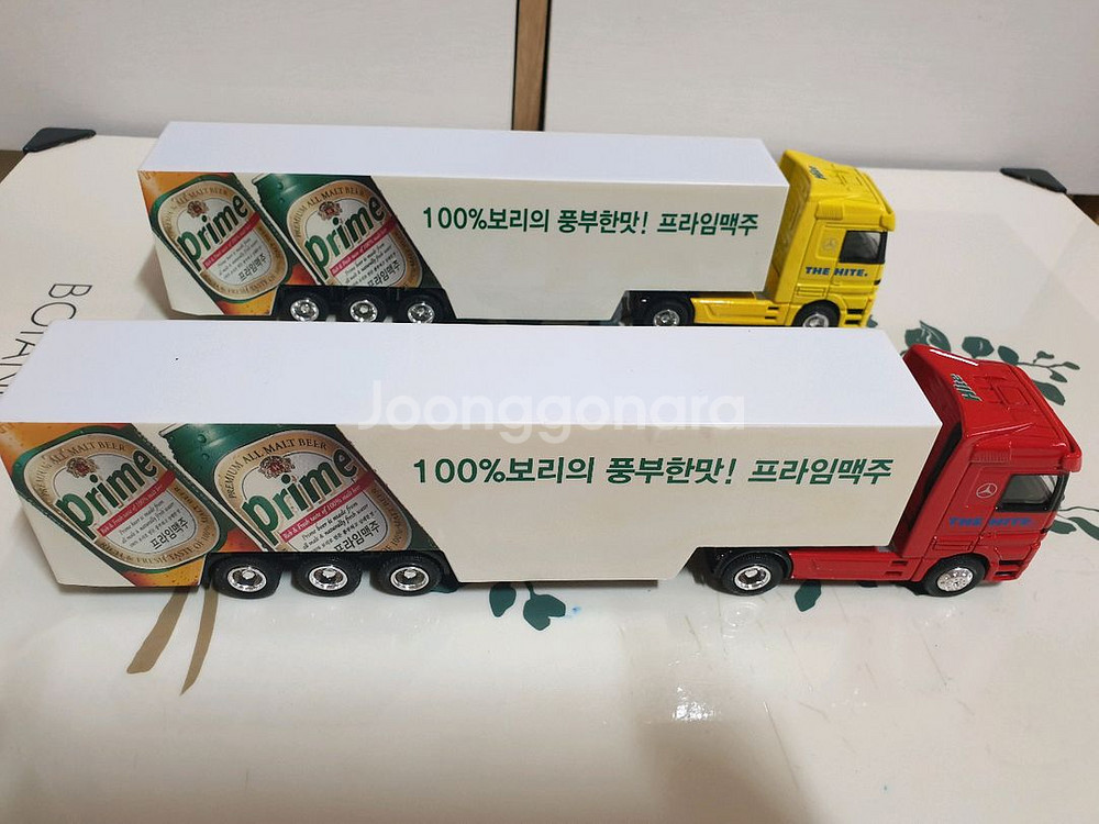 트럭 미니카 다이캐스트 하이트맥주 벤츠악트로스--2