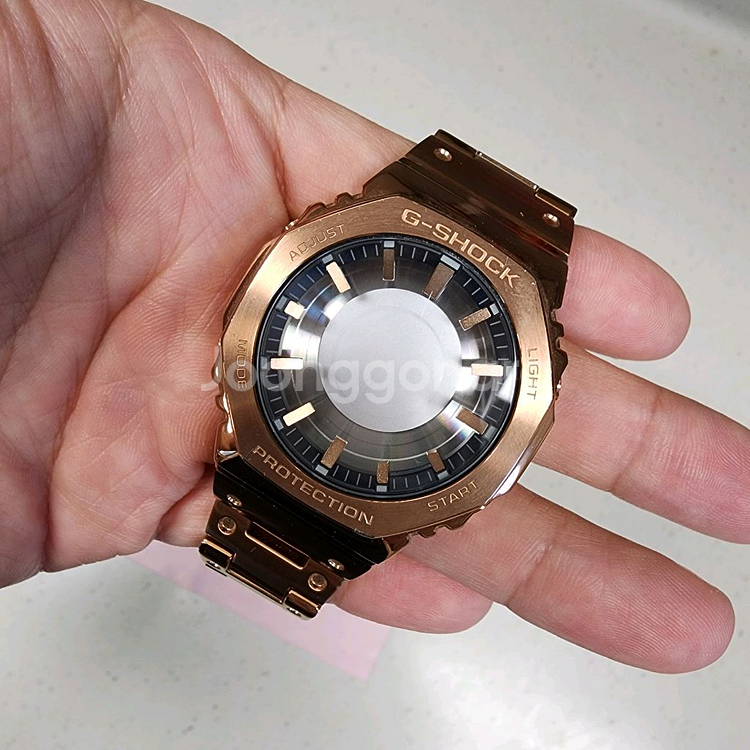 지샥 GM-B2100GD-5ADR 로즈골드베젤&밴드 외--1