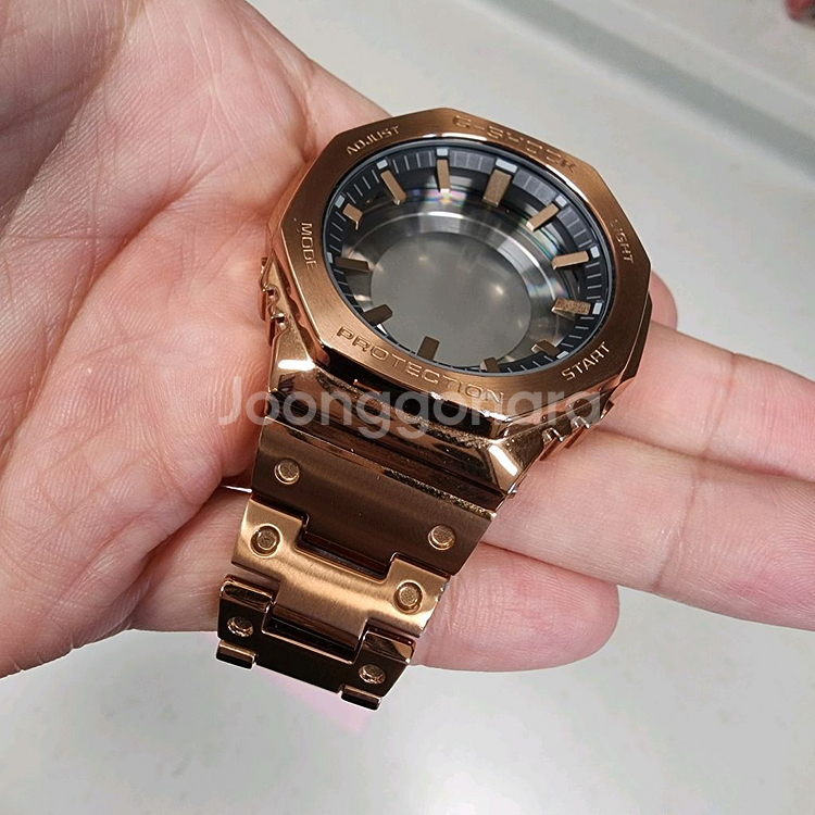 지샥 GM-B2100GD-5ADR 로즈골드베젤&밴드 외--2