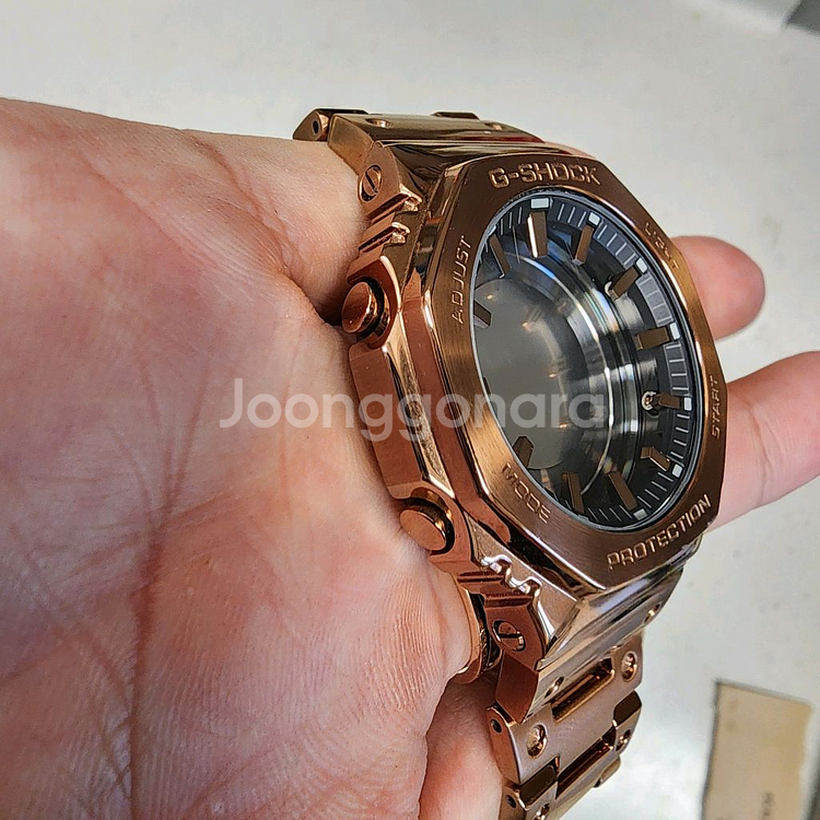 지샥 GM-B2100GD-5ADR 로즈골드베젤&밴드 외--5