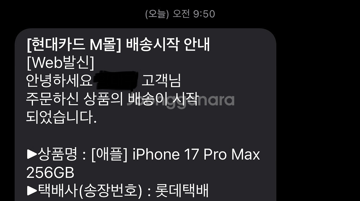 (미개봉) 아이폰 17 Pro Max 256GB 실버--1