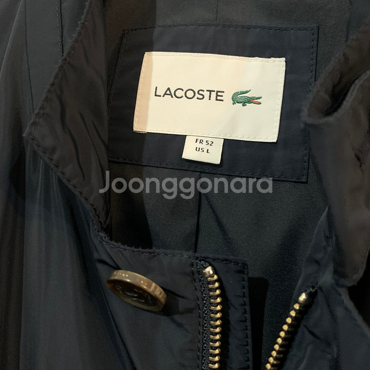 XL 라코스테 슬림핏 바람막이 사파리 자켓--3