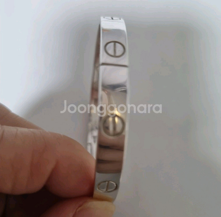 까르띠에 러브팔찌 실버925--1