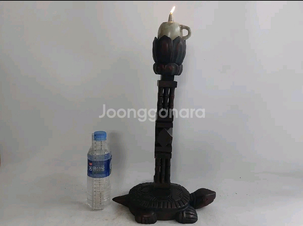 거북이 등잔대와 호롱--0