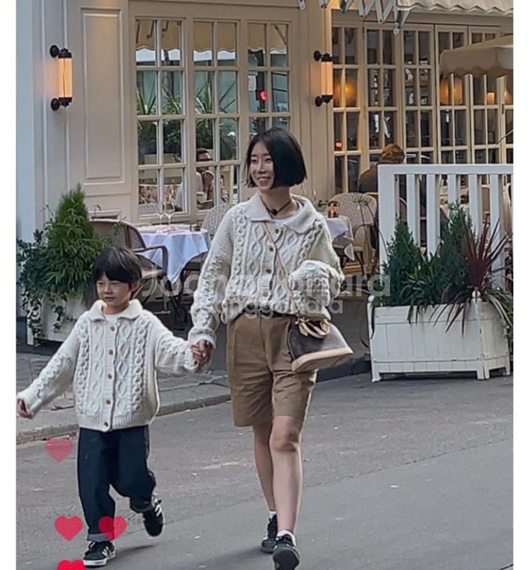 드타미프로젝트 맘커플 가디건--5