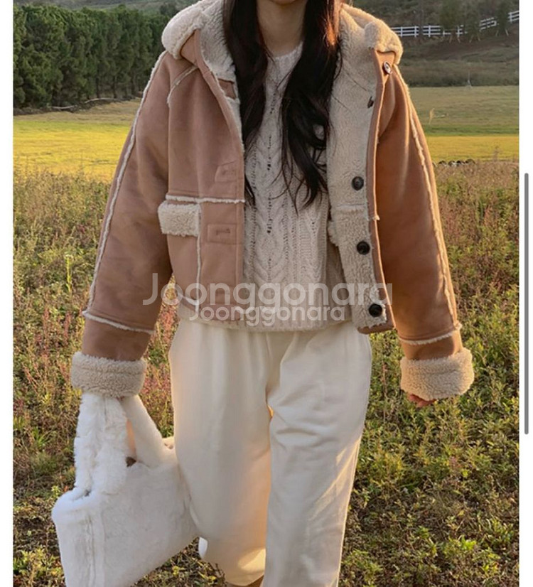 리버시블 무스탕 새상품--0