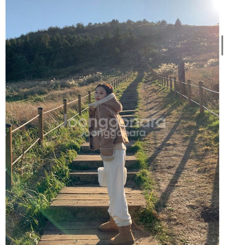 리버시블 무스탕 새상품--3