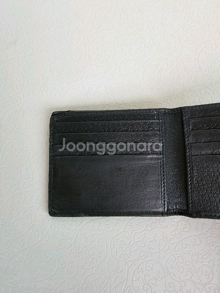 (정품) 구찌 GG 마몽 반지갑/검정/개인/팝니다.--2