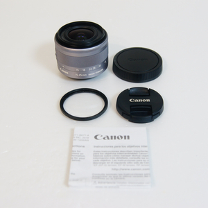 [캐논] EF-M 15-45mm 실버렌즈 (8.5만원)
