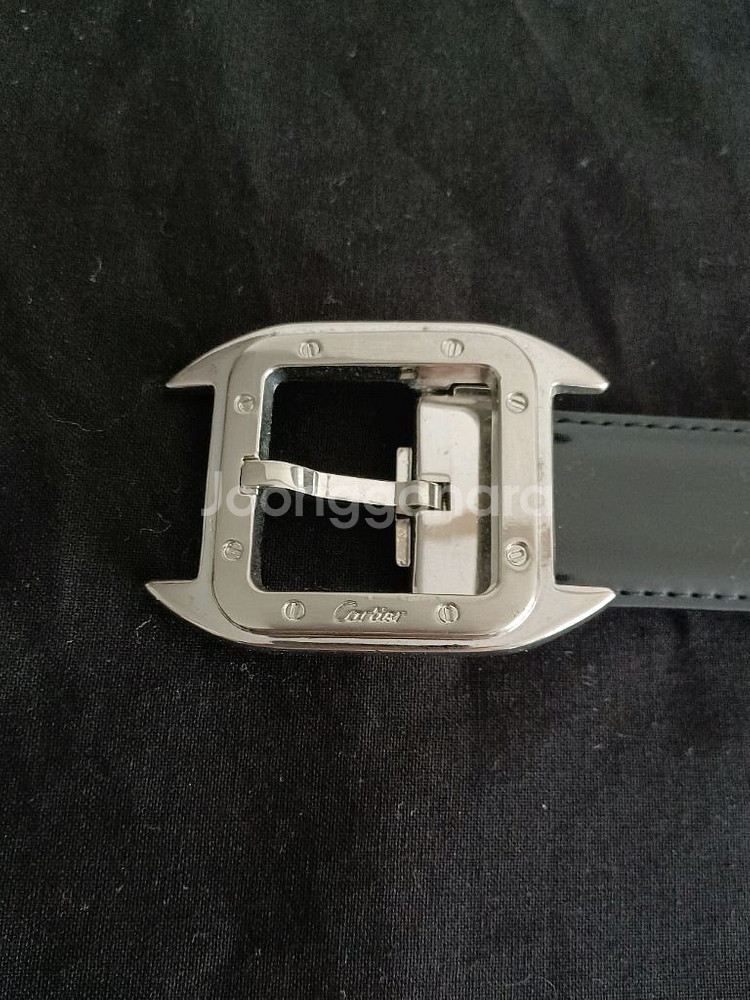 까르띠에 신사정장 양면 가죽벨트--0