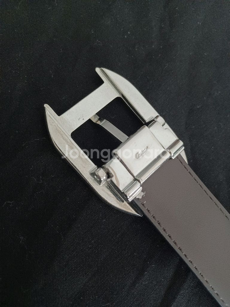 까르띠에 신사정장 양면 가죽벨트--1