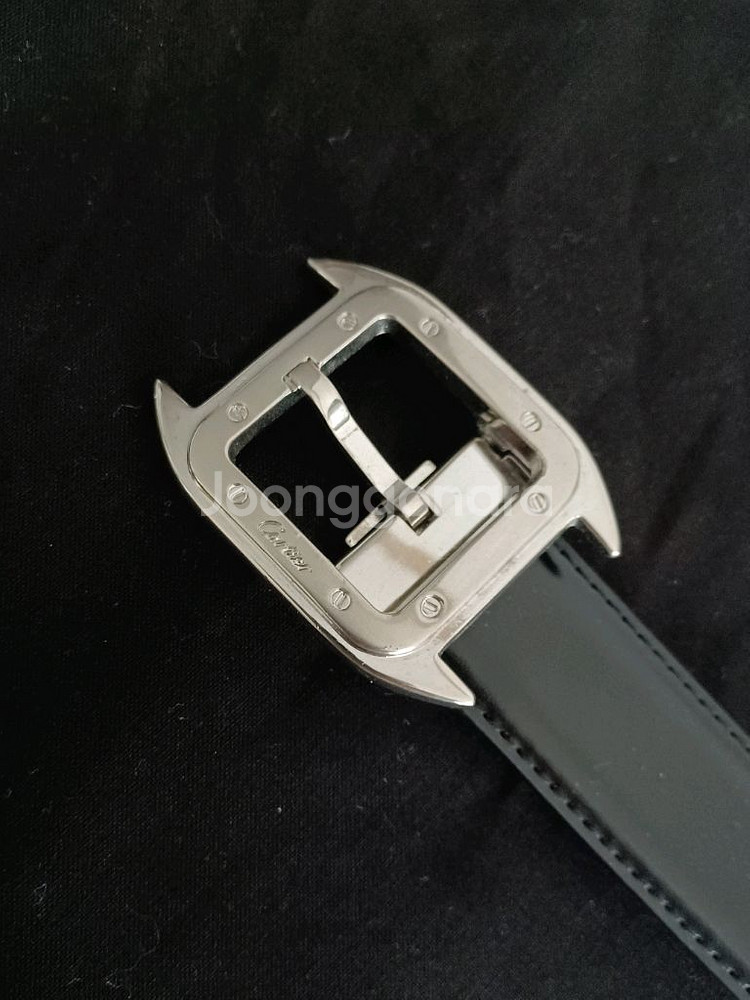 까르띠에 신사정장 양면 가죽벨트--5