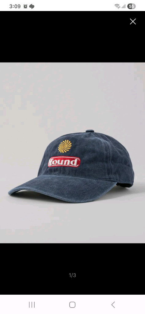 휴먼앤캣 파운드3 스톤 워시드 볼캡--2