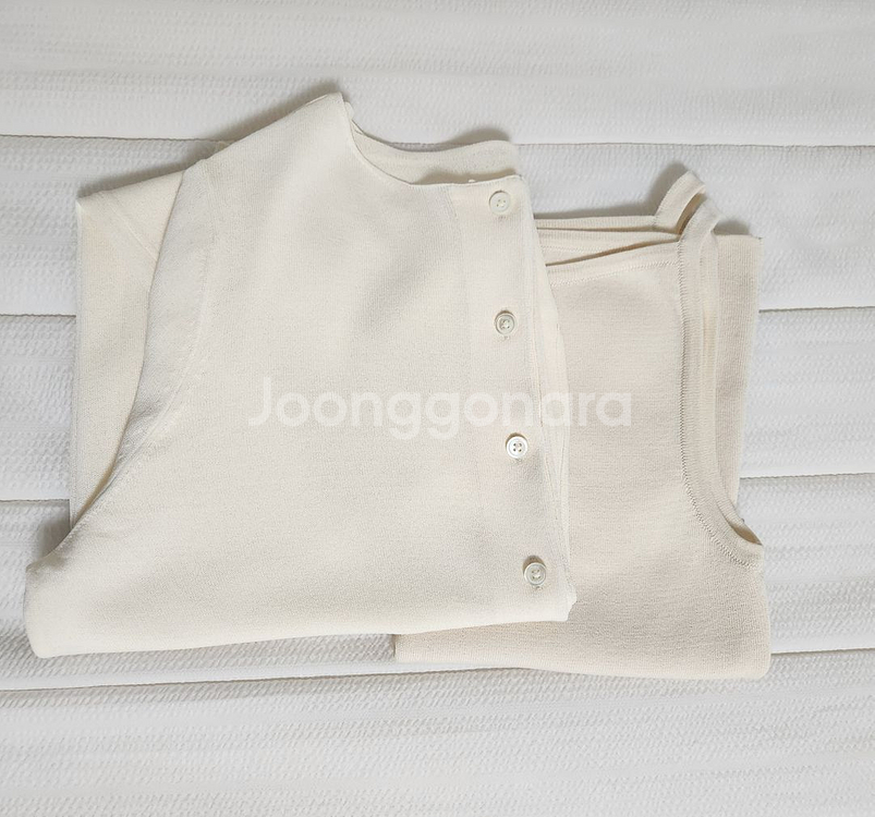 [유메르] SS샌디아 가디건 세트_크림베이지--1