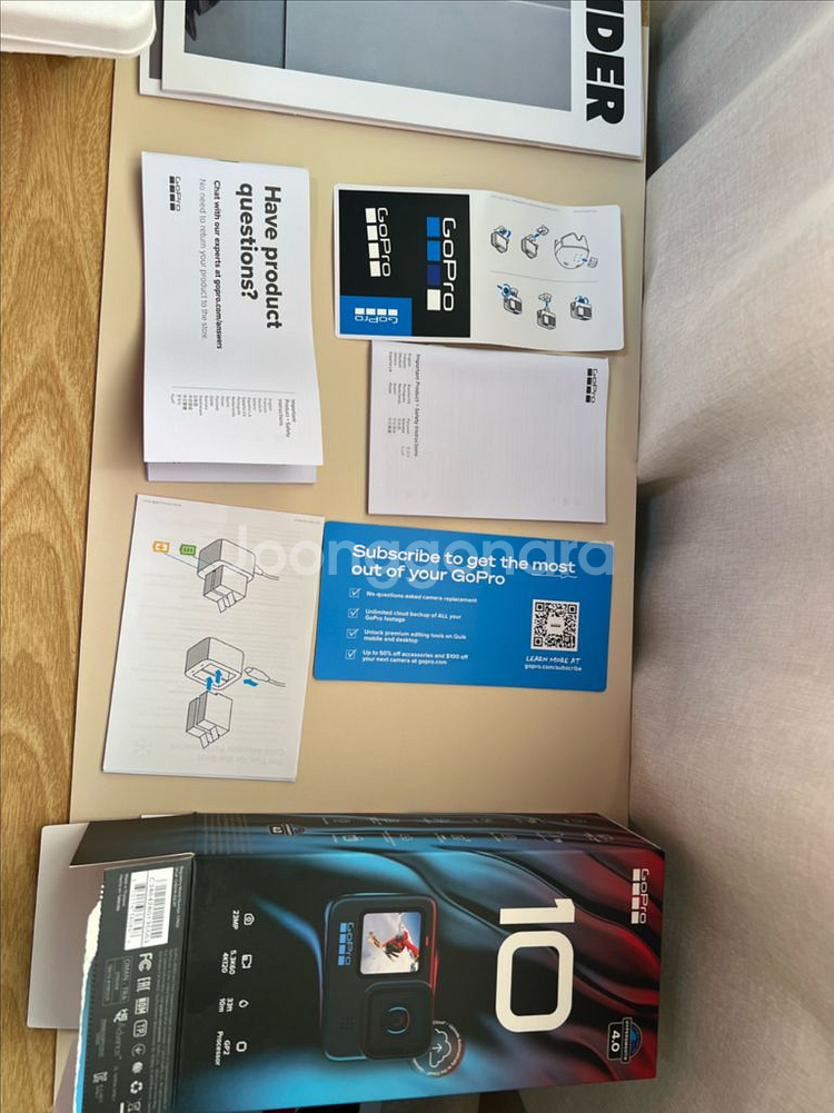 액션캠 정품 고프로 히어로 10 블랙 64GB--1