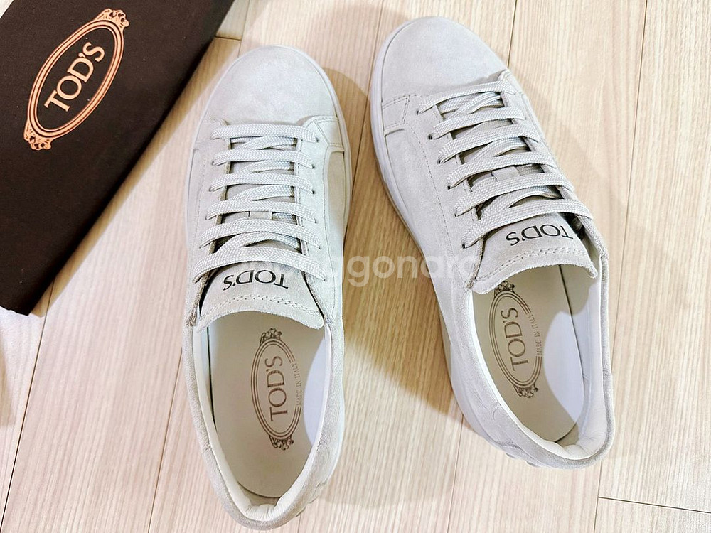 토즈 XXM04L0HZ40RE0C006 스웨이드 스니커--2