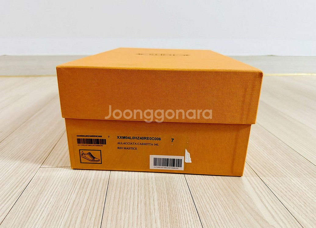 토즈 XXM04L0HZ40RE0C006 스웨이드 스니커--7