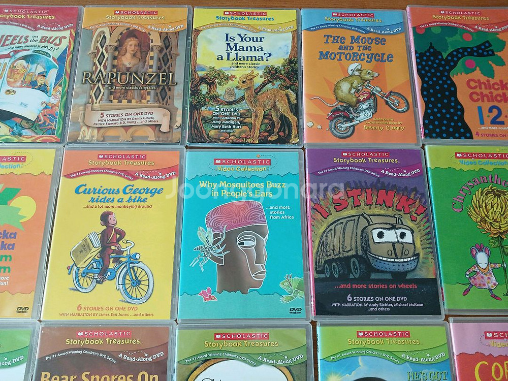 스콜라스틱 트레져리 dvd 영어동화 100편--0