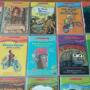 스콜라스틱 트레져리 dvd 영어동화 100편