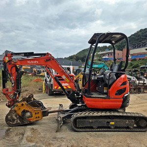 2톤 미니굴삭기 저가동 풀세트 구보다 U20 19년 특