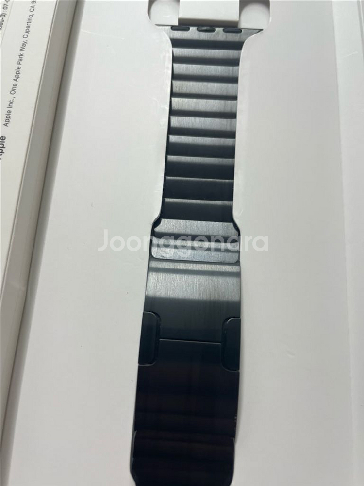 애플워치 링크브레이슬릿 38mm 스페이스블랙 SS급--2