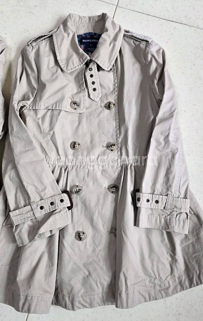 폴로랄프로렌 여아 트렌치코트 5 사이즈 2벌 (쌍둥이)--2
