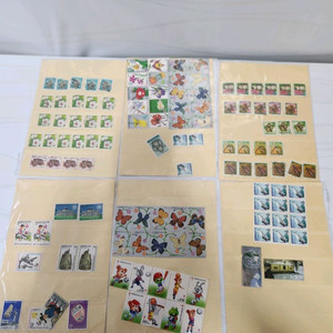 각국 우표 묶음 (다양한 디자인)