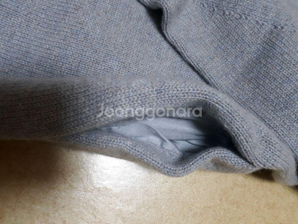 더캐시미어 캐시100 터틀넥니트원피스S--5