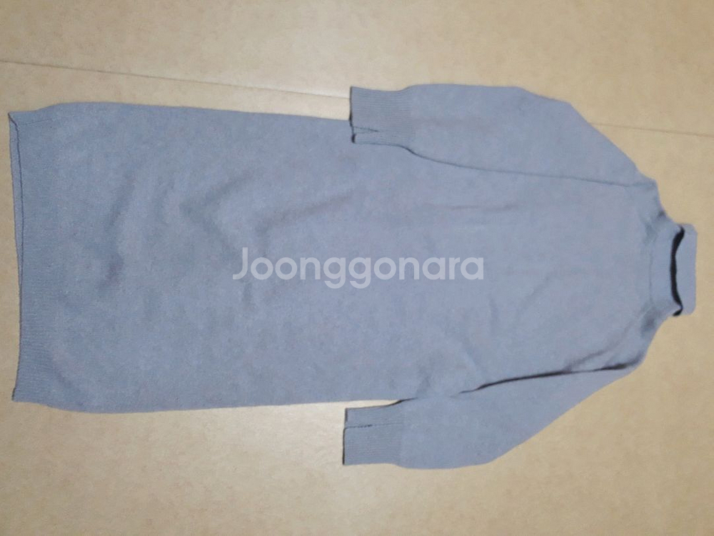 더캐시미어 캐시100 터틀넥니트원피스S--7