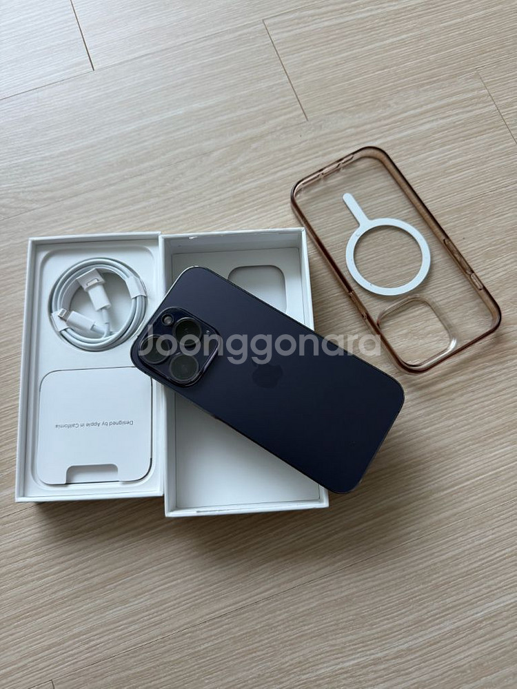 아이폰 14프로 256GB 딥퍼플 팝니다(마이크 이상)--6