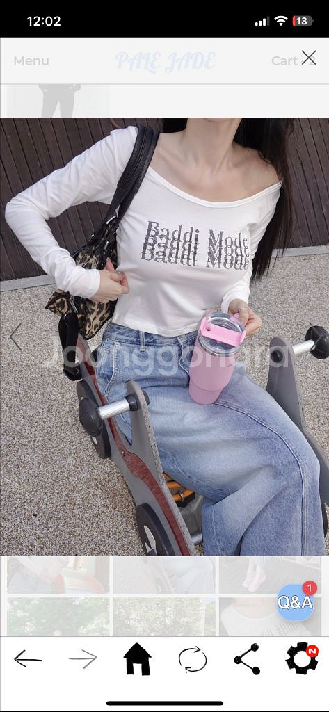 페일제이드 빈티지 나염 티셔츠 리퍼브--1