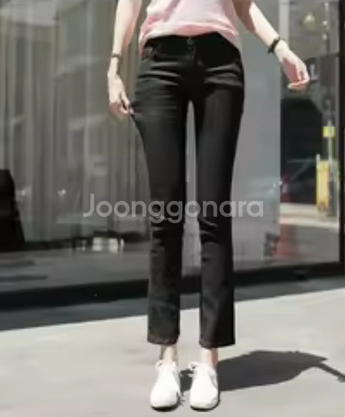 검정 바지 새옷 S 사이즈--0