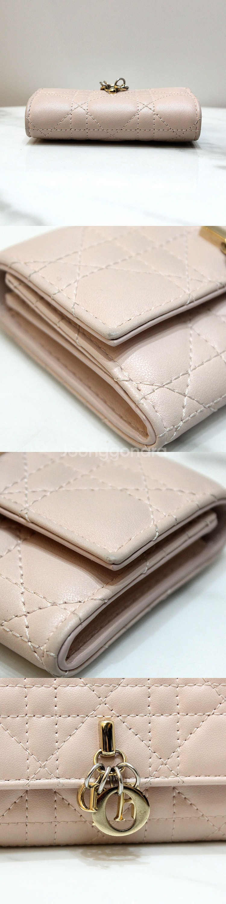 [명품다올동래] 디올 까나쥬 글리신 카드지갑 S0966--4