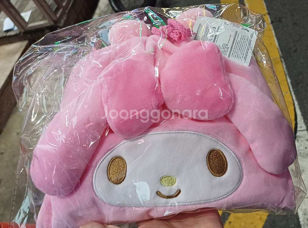 산리오 마이멜로디 조리개 파우치 L 정품 새상품--0