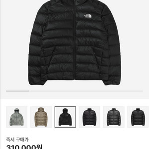 노스페이스 패딩 남성 마티에 EX 다운 후디