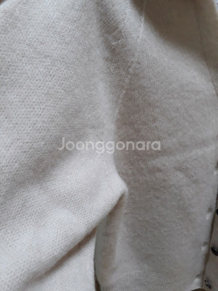 더캐시미어 캐시100 홀가먼트 가디건 크림85--6