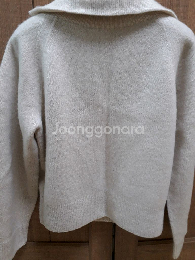 더캐시미어 캐시100 홀가먼트 가디건 크림85--8