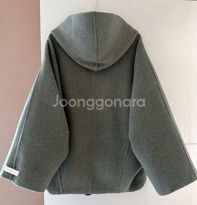 제평 디퍼룸 핸드메이드 울후드코트 한섬스타일--1