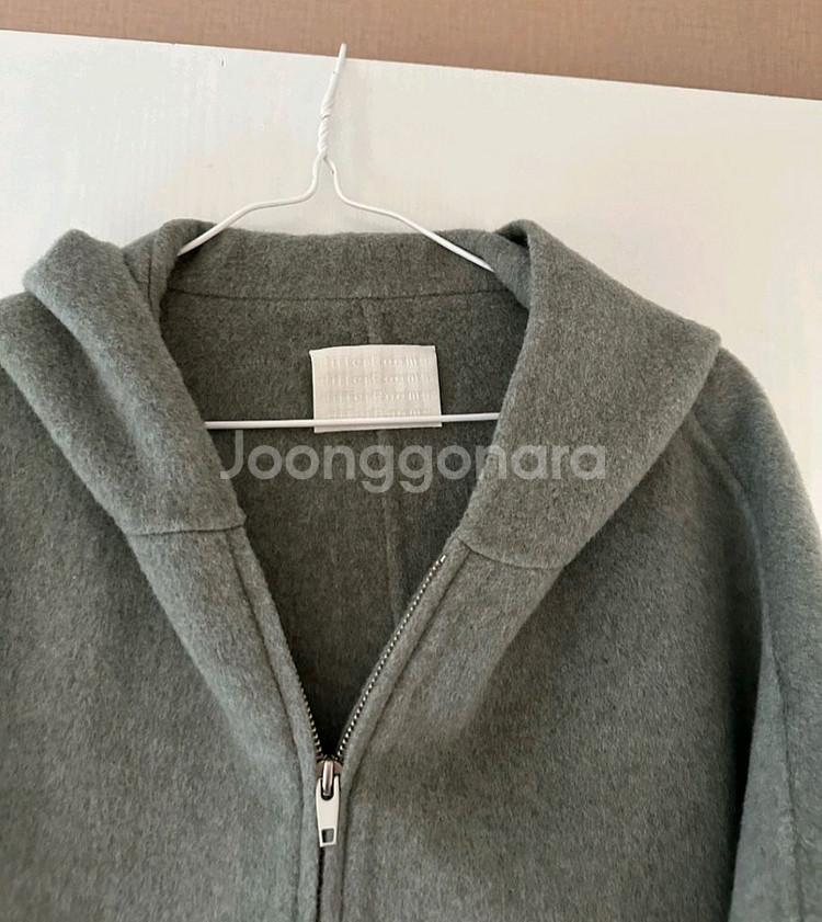 제평 디퍼룸 핸드메이드 울후드코트 한섬스타일--3
