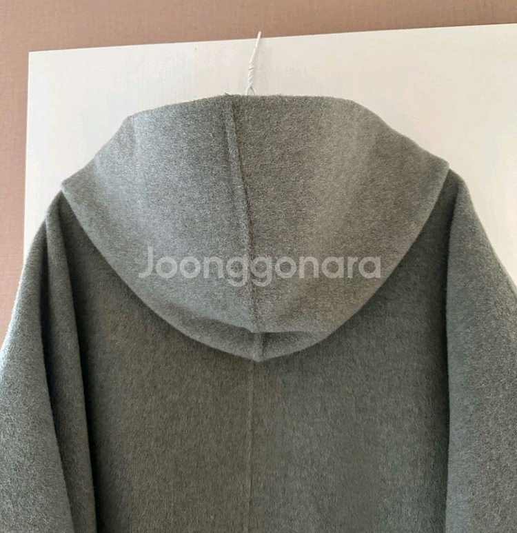 제평 디퍼룸 핸드메이드 울후드코트 한섬스타일--6