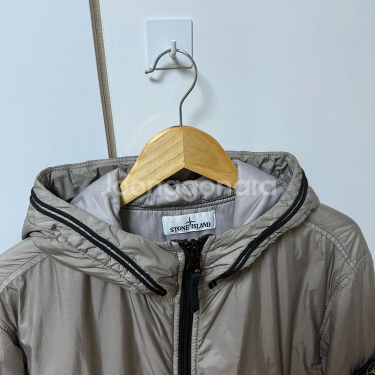 스톤아일랜드 크링클랩스 프리마로프트 후드 바람막이 자켓--2