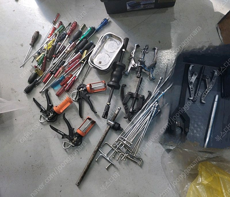 카센터 수공구 이미지