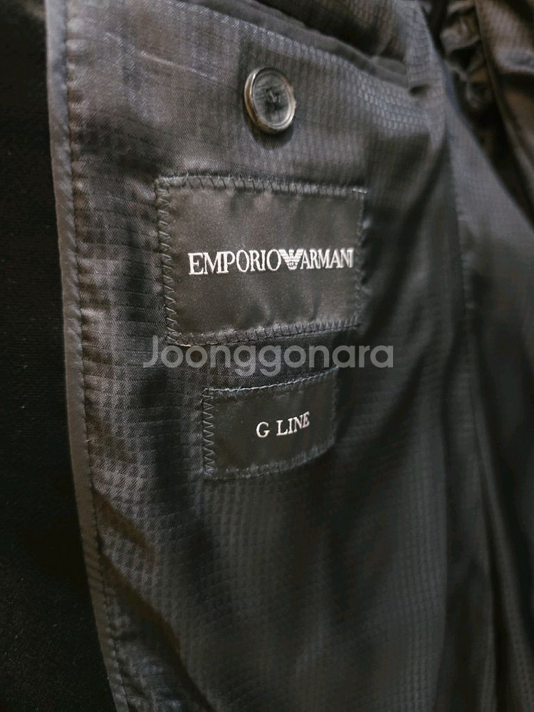 Emporio Armani 엠포리오 알마니 벨벳 자켓--4