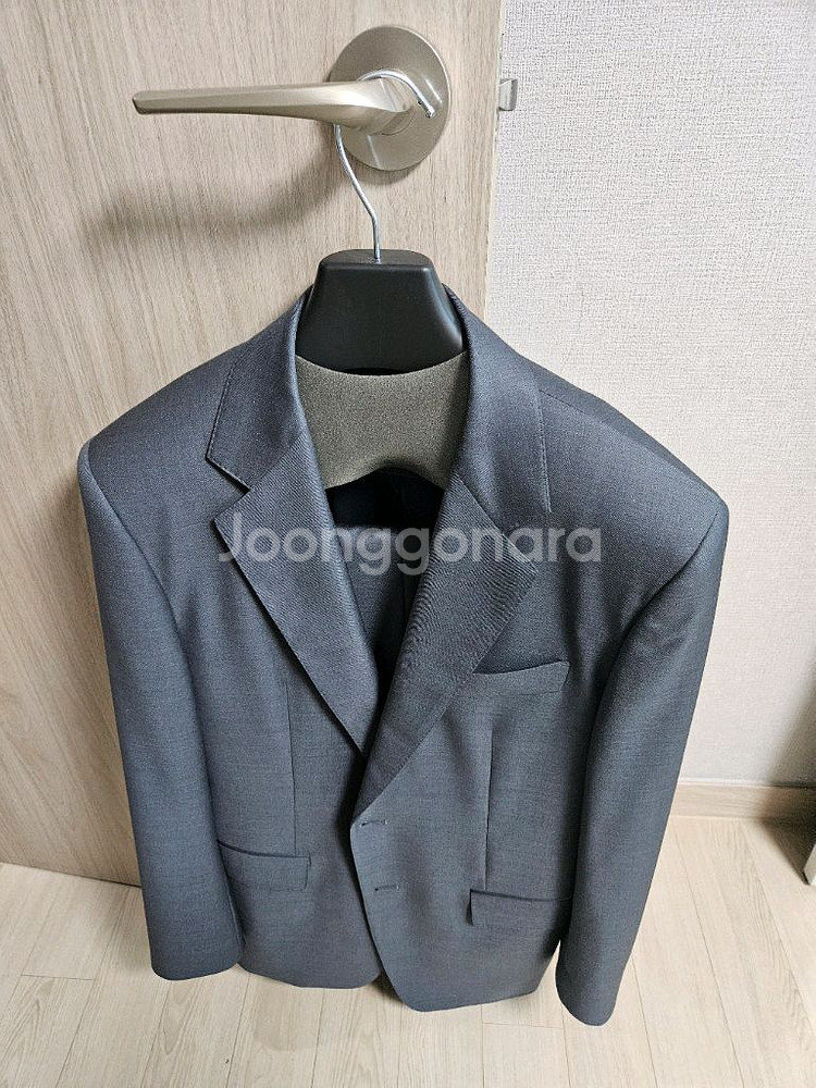 미착용)24년도 타임옴므 정장 울 그레이 50팝니다.--7